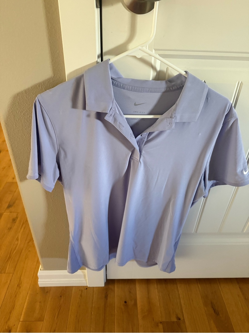 Nike Women’s Dri-FIT Light Lavender Golf Polo Top